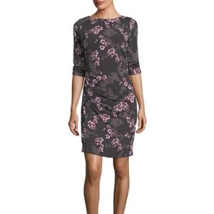 NWT Chetta B 3/4-Sleeve Jersey Dress, 14